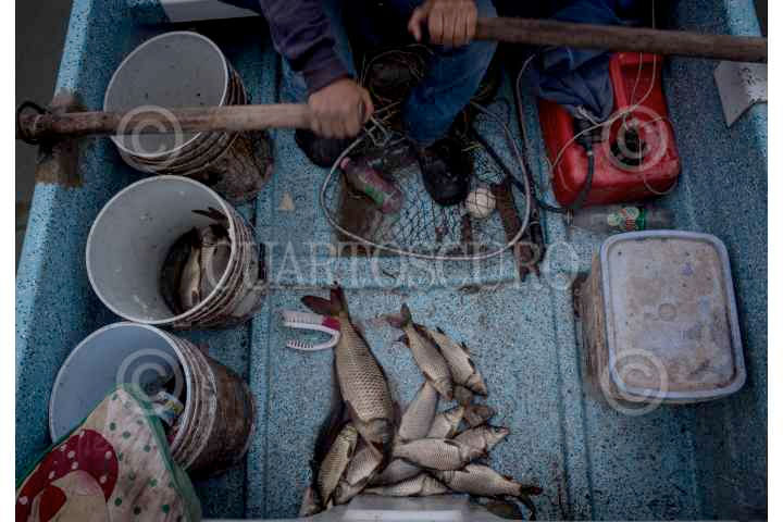 Pescadores de la Presa La Boquilla
